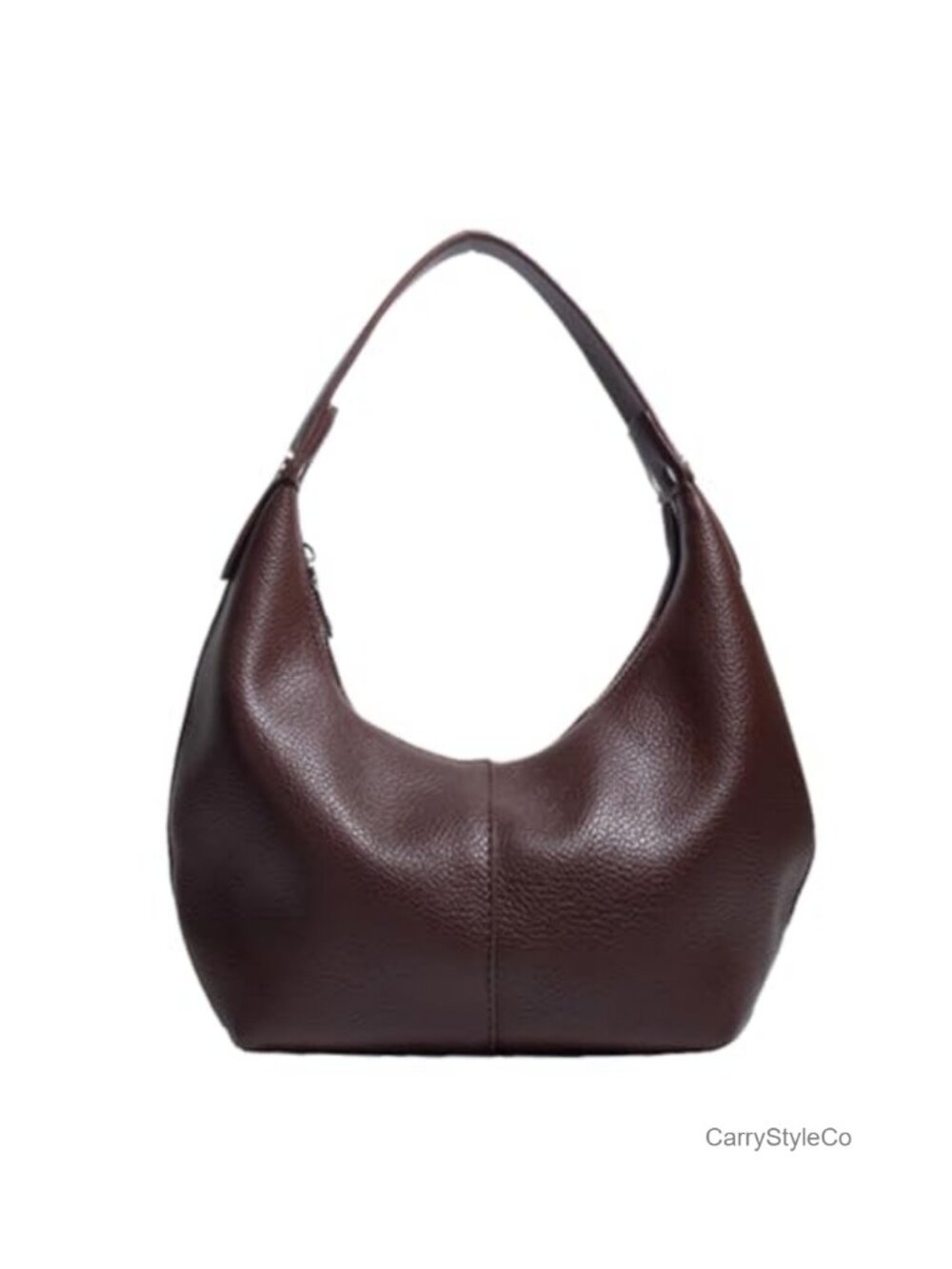 Vegan Leather Hobo Bag Crescent Shoulder Slouchy Tote Handbag Clutch